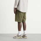 Norse Projects Men's Kvitfell Relaxed Twill Shorts in Olive Night