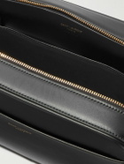 SAINT LAURENT - Logo-Print Leather Messenger Bag