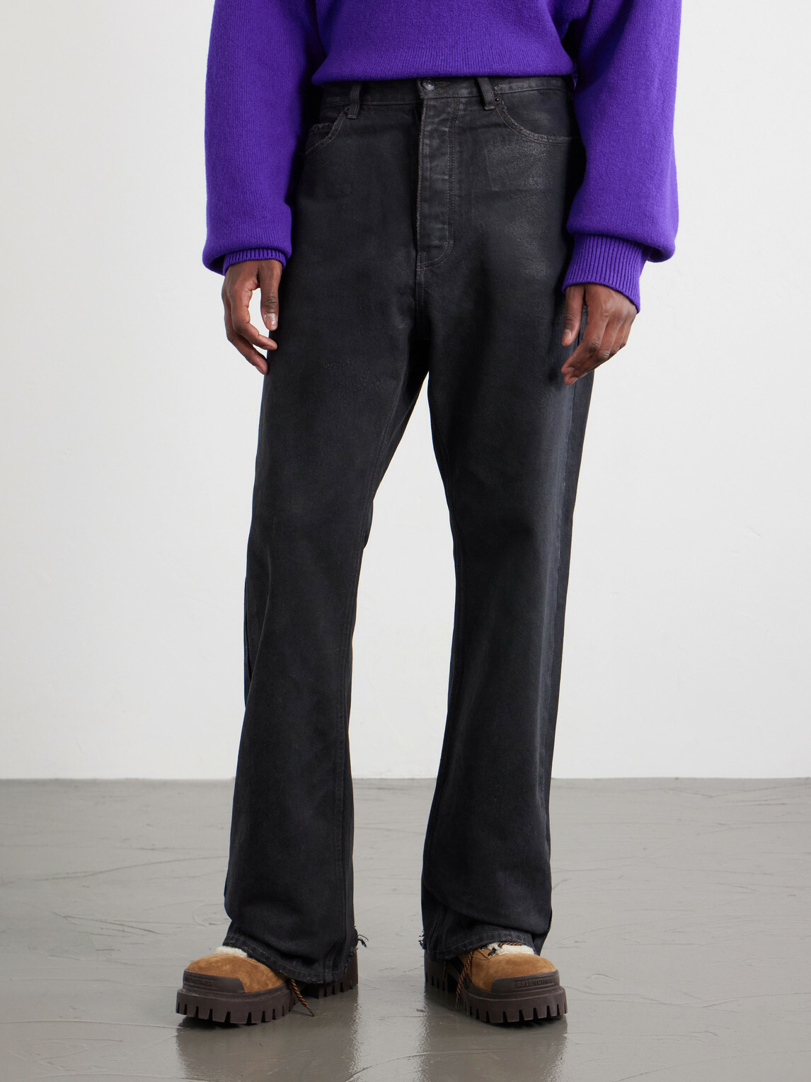 Balenciaga - Straight-Leg Jeans - Black