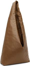 KASSL Editions Brown Anchor Medium Crossbody Oil Mud Bag