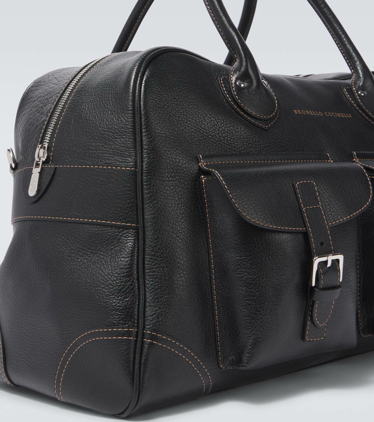 Brunello Cucinelli Leather duffel bag