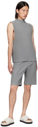 HOMME PLISSÉ ISSEY MIYAKE Gray Monthly Color May Tank Top