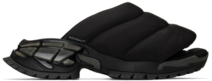 Photo: Rombaut Black Nylon Drone Slide Sandals