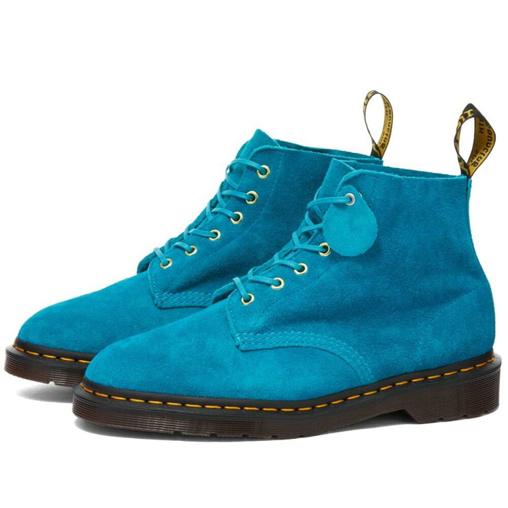 Photo: Dr. Martens Men's 101 6-Eye Boot in Turquoise Desert Oasis Suede