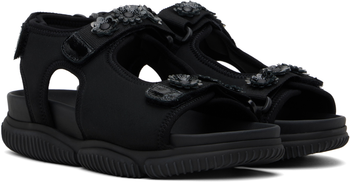 Cecilie Bahnsen Black Valeria Sandals