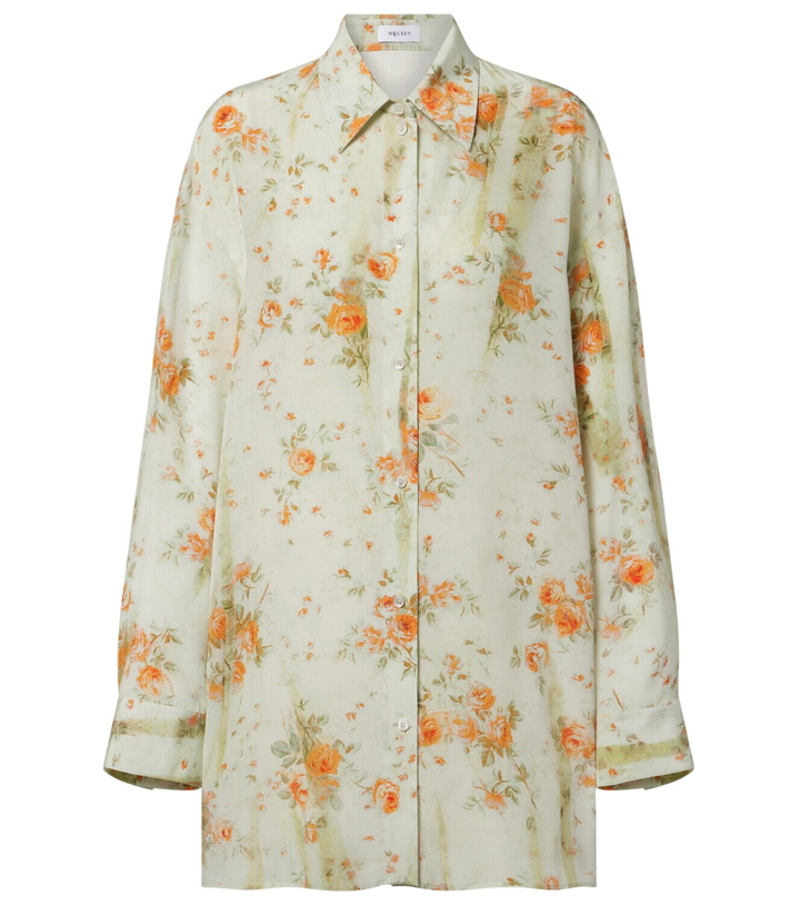 Photo: McQueen Oversized floral shirt