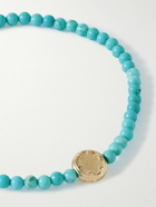 Luis Morais - Gold Turquoise Beaded Bracelet