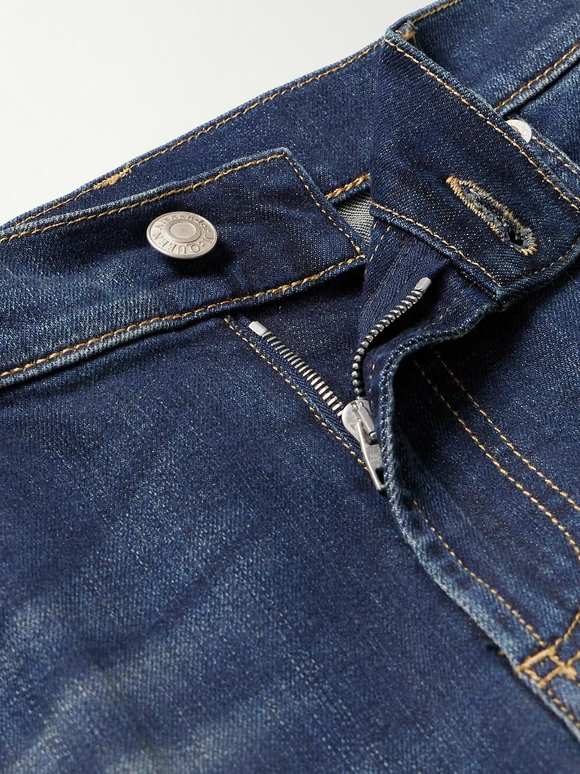 【送料&関税込】Alexander McQueen Dark Blue Denim Jeans Men's Designer Denim | Jeans & Jackets | Alexander McQueen US