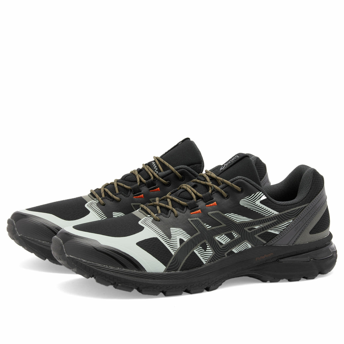 Asics Gel-Terrain Sneakers in Black/Truffle Grey ASICS