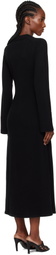 Loulou de Saison Black Ari Long Knit Maxi Dress
