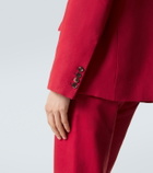Bode Double-breasted linen blazer