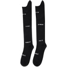 Doublet Black LandR High Socks