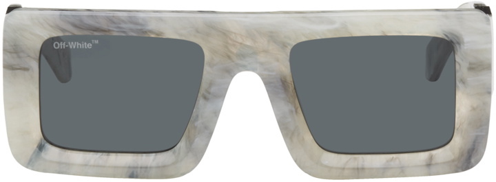 Photo: Off-White Gray Leonardo Sunglasses
