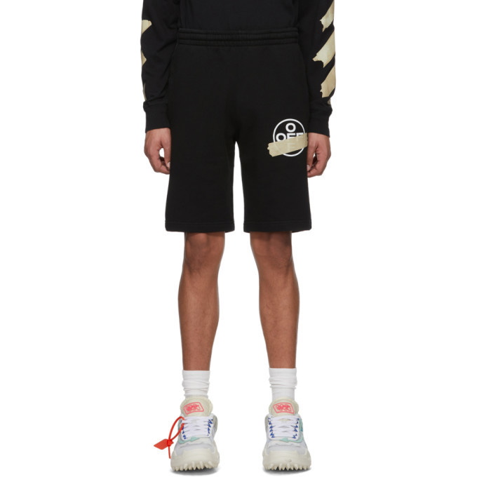 Photo: Off-White Black Tape Arrows Sweat Shorts