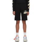 Off-White Black Tape Arrows Sweat Shorts