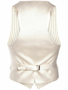 TOM FORD - Wool & Silk Pinstriped Sleeveless Vest