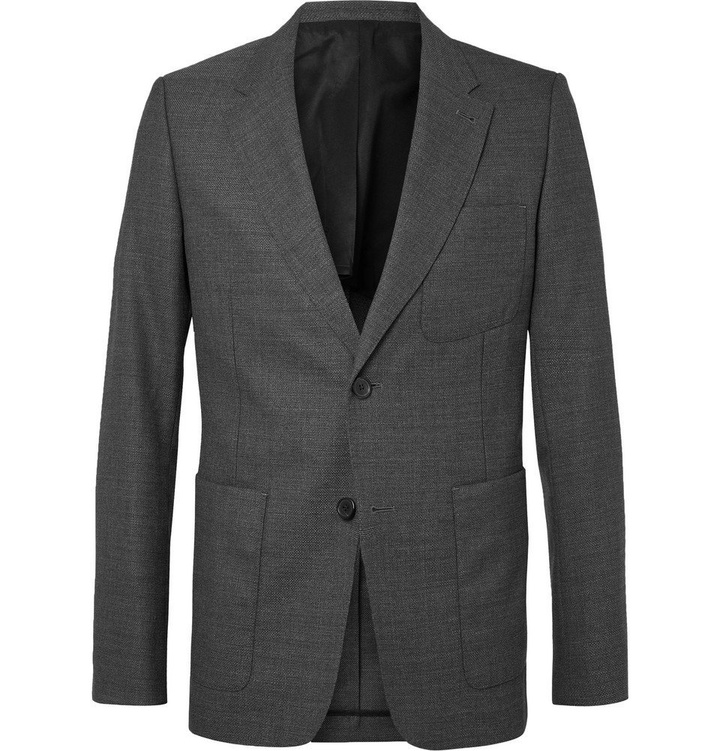 Photo: AMI - Grey Slim-Fit Unstructured Wool Suit Jacket - Gray