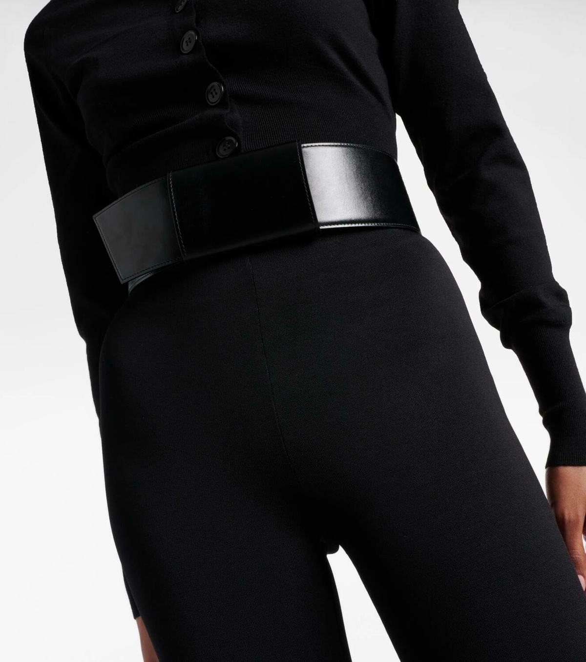 【関税&送料込】Alaia Knot Belt In Lux Leather Alaïa Knot leather belt ALAÏA