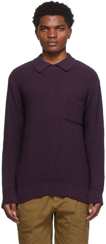 Photo: Noah Purple Cotton Sweater