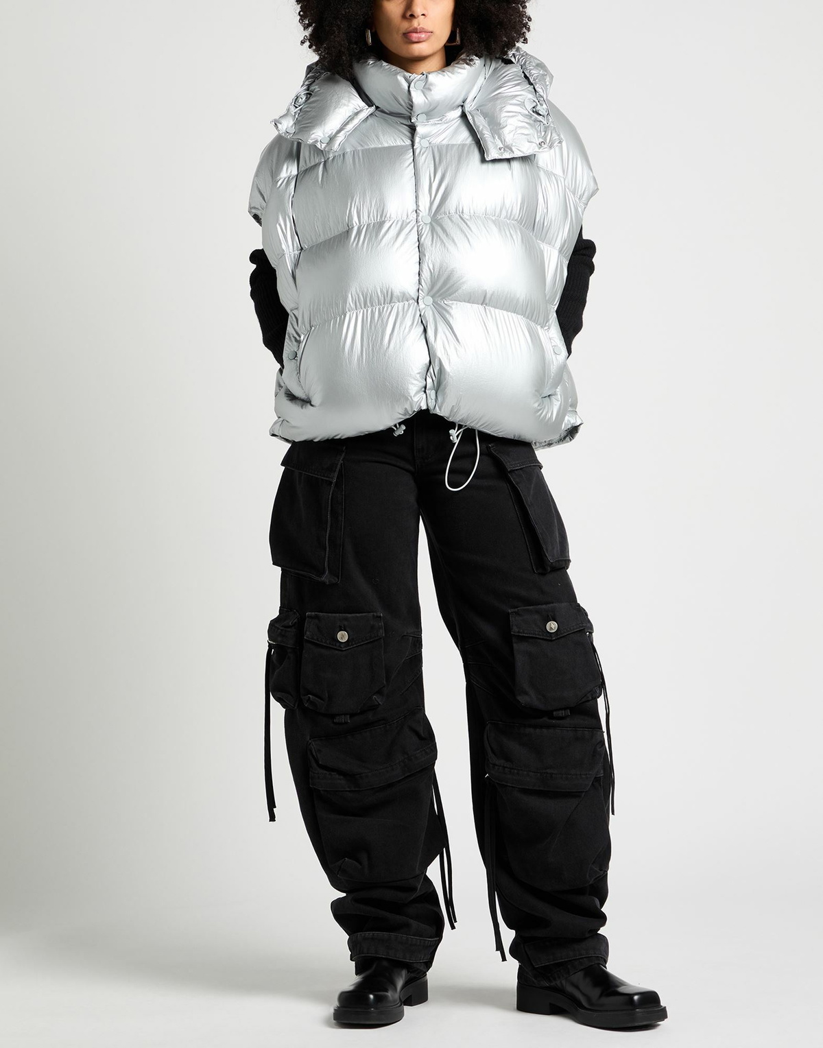 Marc Jacobs Womens Vest in Silver