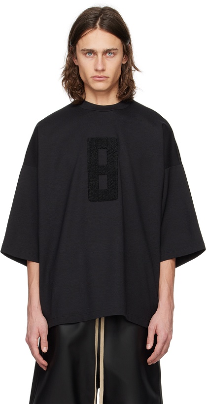 Photo: Fear of God Black Embroidered T-Shirt