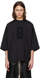 Fear of God Black Embroidered T-Shirt