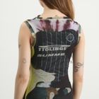 Ottolinger Women's Mesh Maxi Gown in Morph Camo