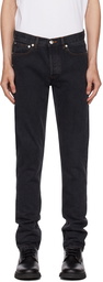 A.P.C. Black Petit New Standard Jeans