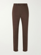 Slowear - Incotex Tapered Cotton-Blend Twill Trousers - Brown