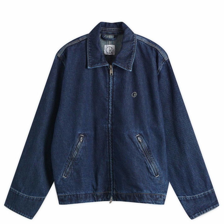 Photo: Polar Skate Co. Men's Cliff Denim Jacket in Indigo