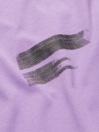 AFFIX - Reverb Standardised Organic Cotton-Jersey T-Shirt - Purple