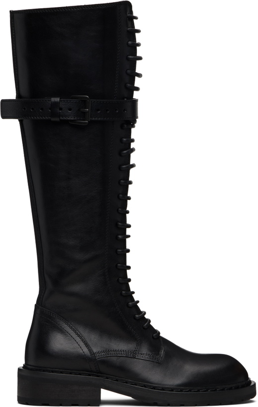 Photo: Ann Demeulemeester Black High Danny Tall Boots