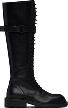 Ann Demeulemeester Black High Danny Tall Boots