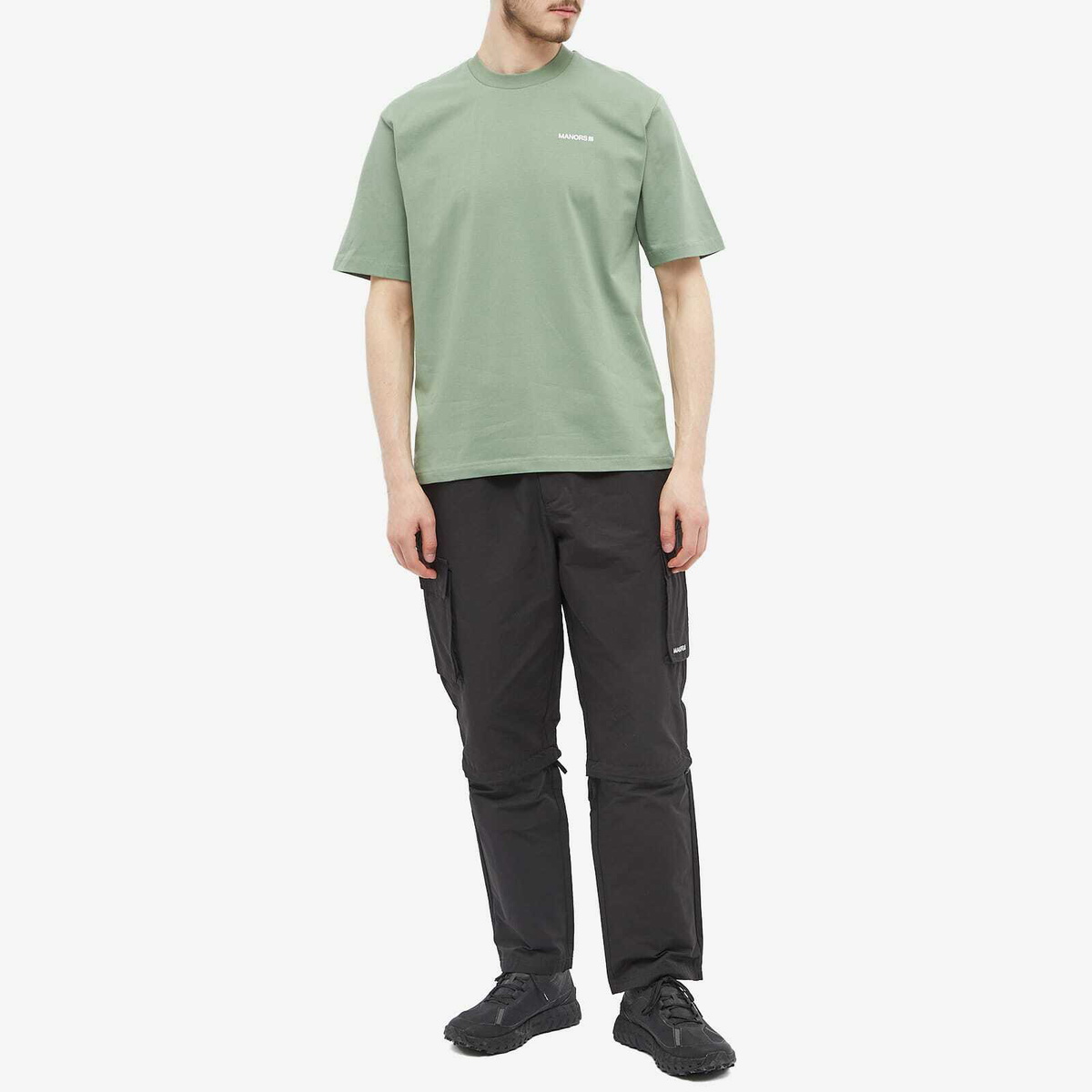 Manors Golf Men's Logo T-Shirt in Green