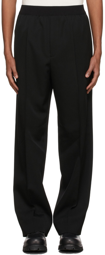 Photo: Jil Sander Black Fine Dry Wool Trousers