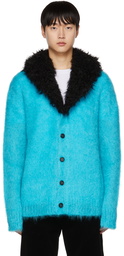 Marni Blue Mohair Cardigan