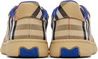 Burberry Tan Check Terrace Sneakers