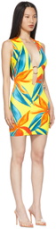 Louisa Ballou SSENSE Exclusive Yellow & Orange Sleeveless Ring Dress