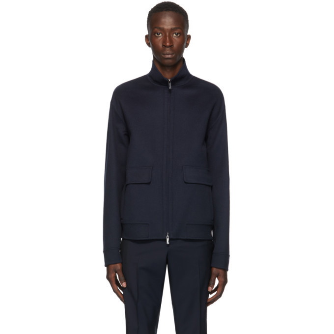 Photo: Valentino Navy Wool and Cashmere Jacket