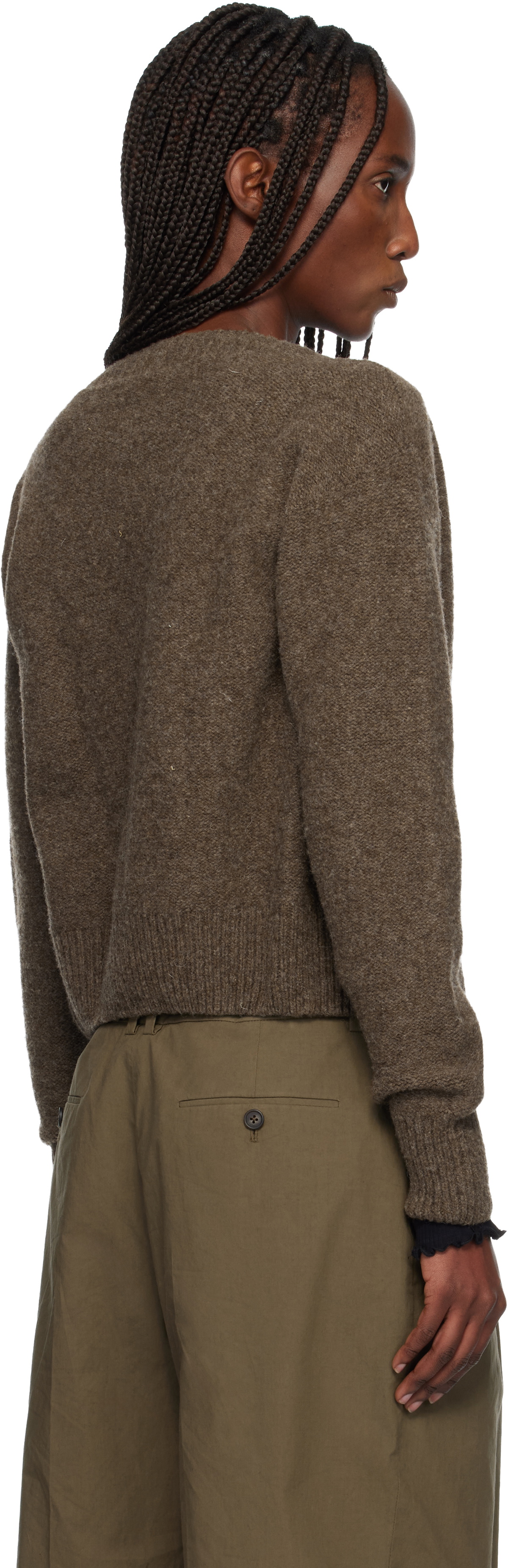 Baserange Brown Tier Cardigan