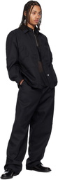 FORMA Black Flower Patches Work Jacket