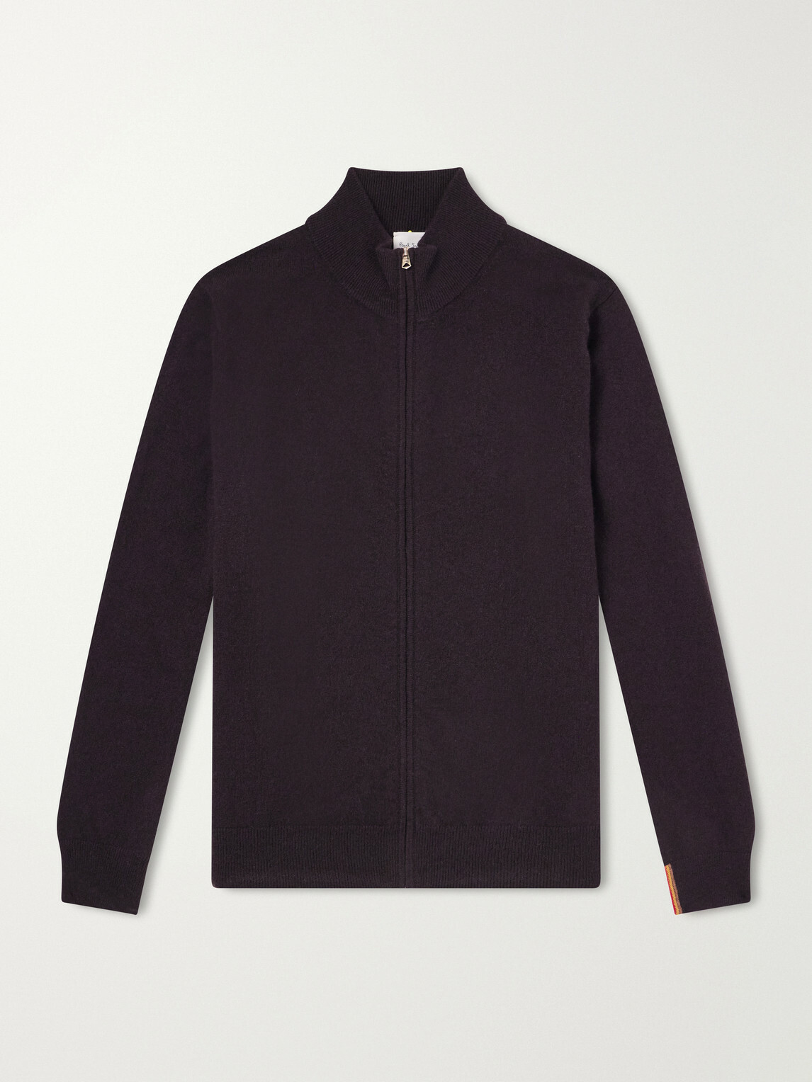 Paul Smith - Cashmere Zip-Up Cardigan - Brown