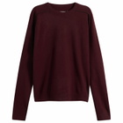 Maison Margiela Men's Lambswool Sweater in Burgundy/Brown