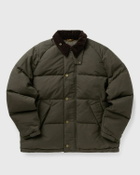 SOREL X Barbour OS Transport Wax Puffer Green Mens Down & Puffer Jacket