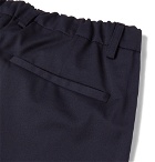 Loro Piana - Virgin Wool-Blend Drawstring Trousers - Men - Navy