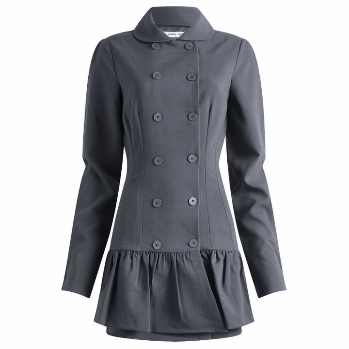 Photo: Peachy Den Women's Romy Mini Dress in Grey