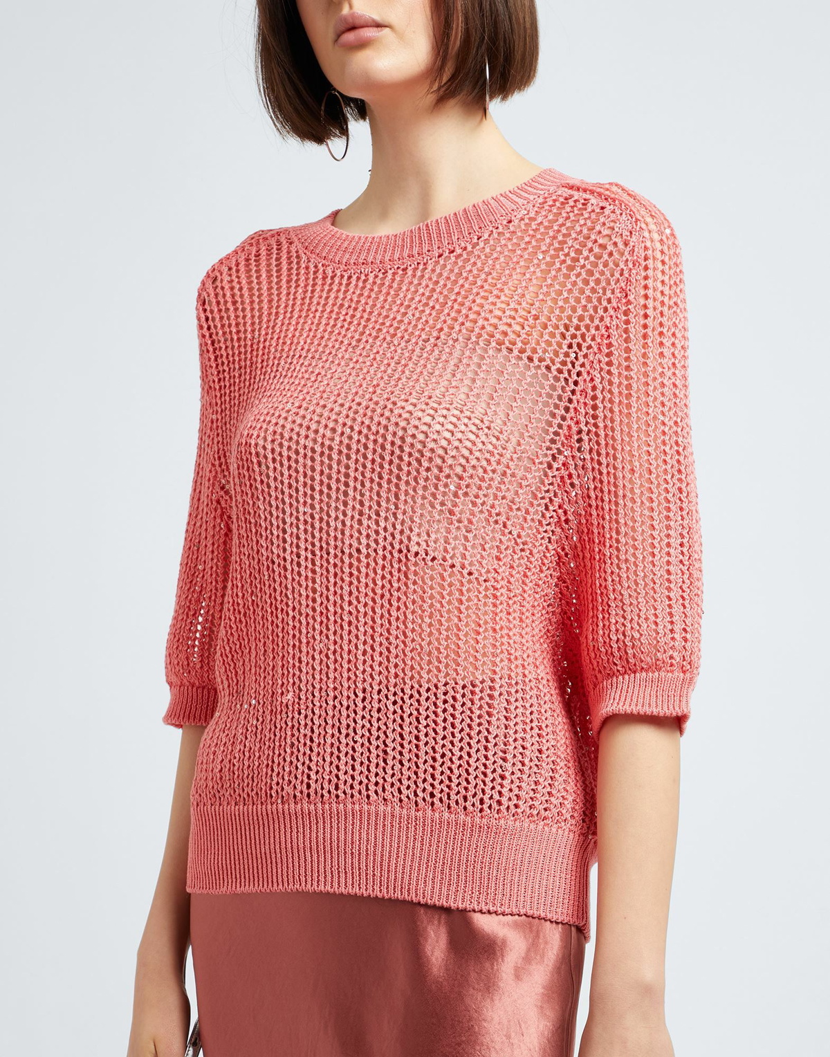 Peserico Womens Sweater in Pink