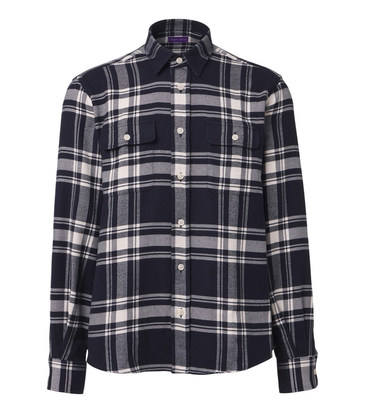 Photo: Ralph Lauren Purple Label Plaid cotton flannel shirt