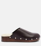 Le Monde Béryl Agnes studded leather mules