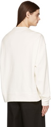 Jil Sander Off-White Logo Sweatshirt